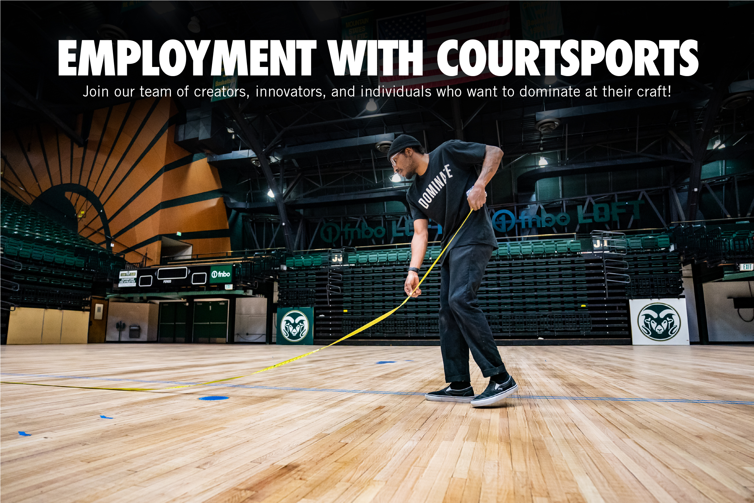 Learn more about employment opportunities with COURTSPORTS in the Portland, Oregon and Vancouver, Washington region for hardwood sports floor refinishing.