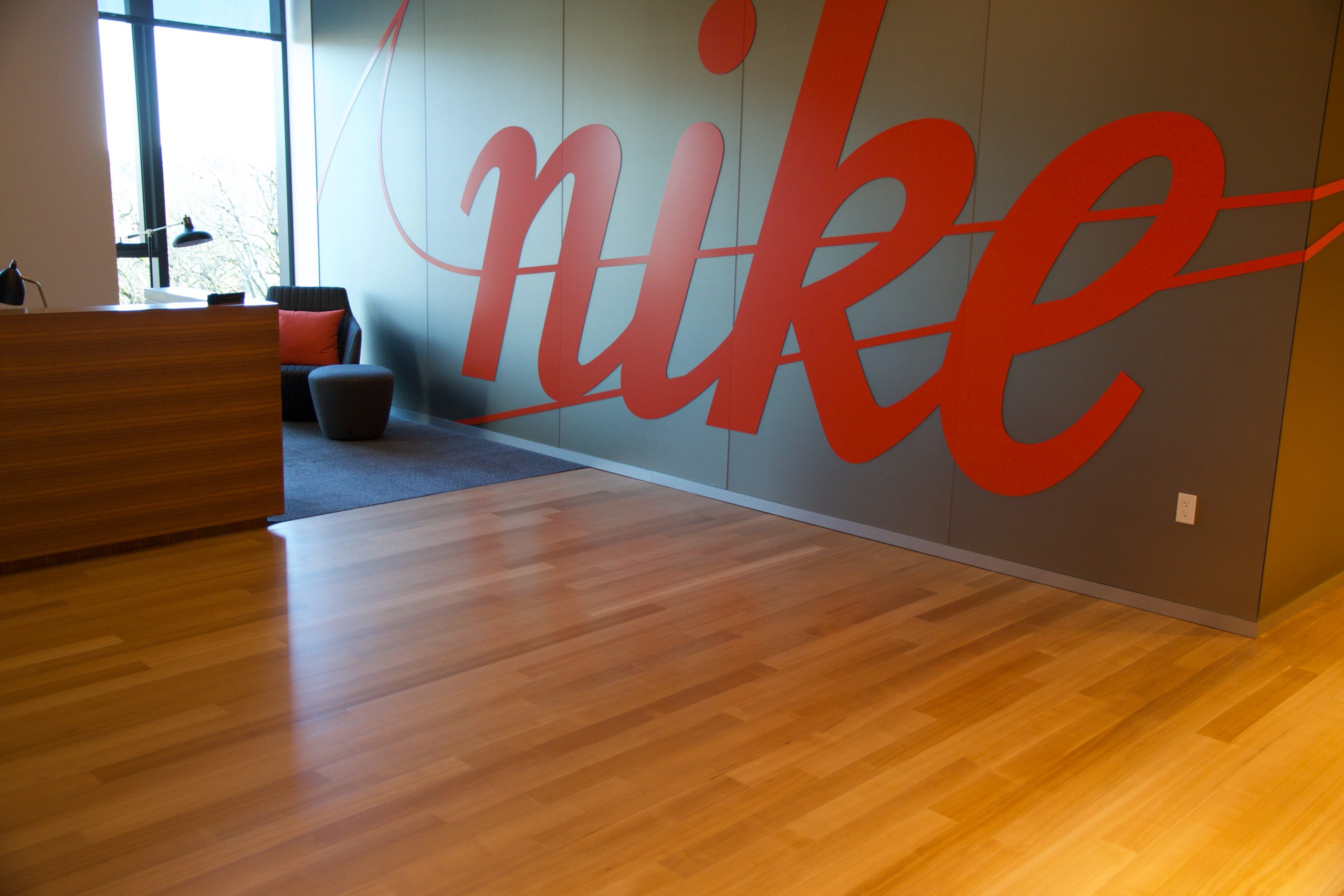 Nike World Headquarters executive offices refinished by COURTSPORTS