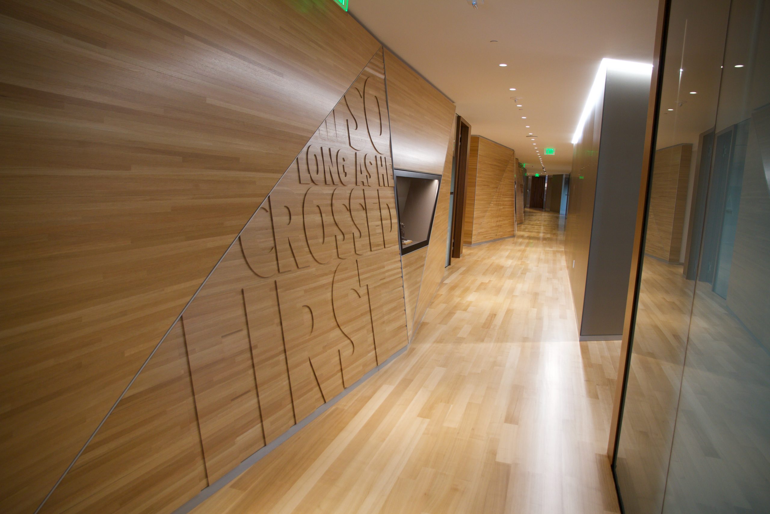 Nike World Headquarters, Beaverton, Oregon - wood floors refinished by COURTSPORTS.