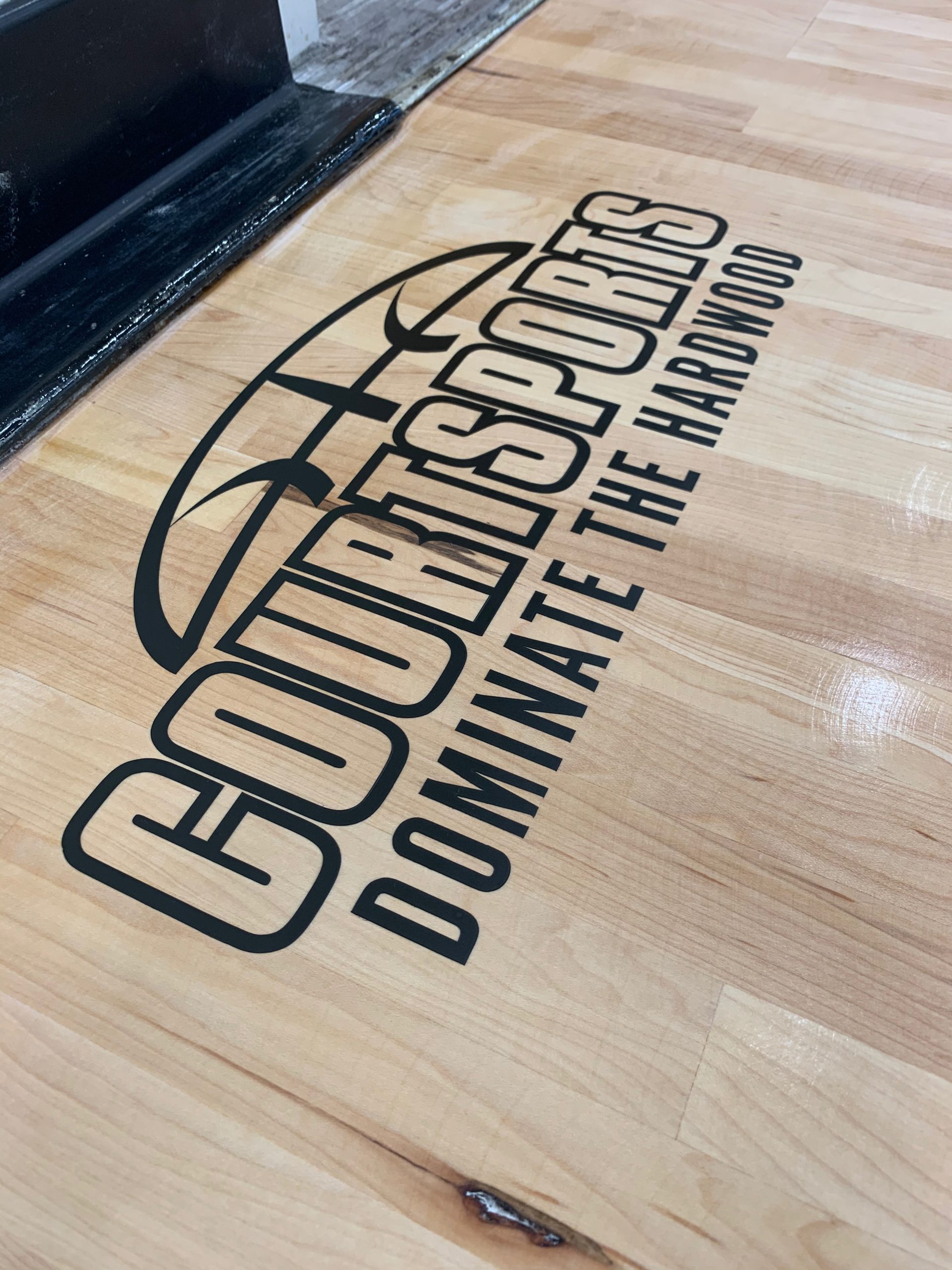 Courtsports - Dominate The Hardwood sponsor logo.