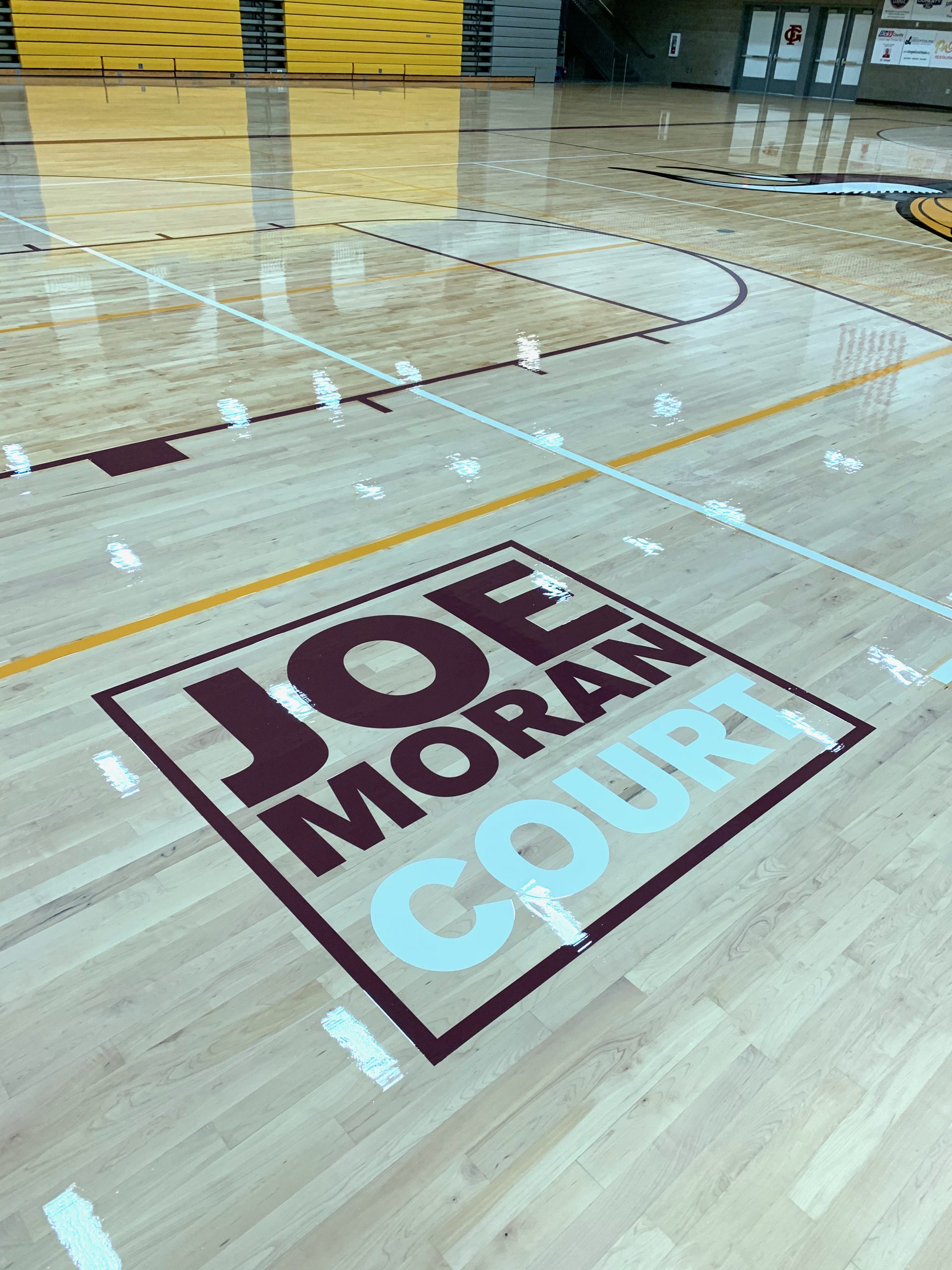 Forest Grove HS, Forest Grove, Oregon - Joe Moran Court graphics.