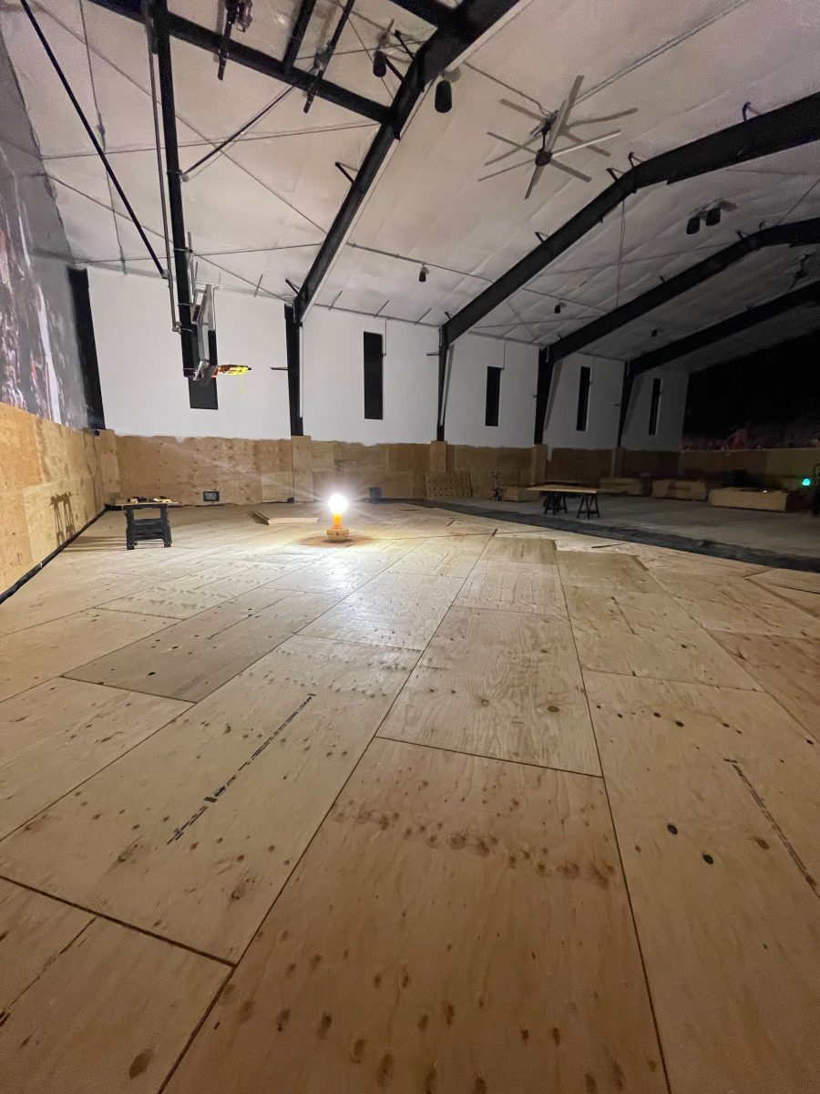 New NBA home court installed for an NBA player who played for the Portland Trail Blazers. Full NBA court sub floor, new maple flooring installed, sanded, sealed, game lines and logos painted