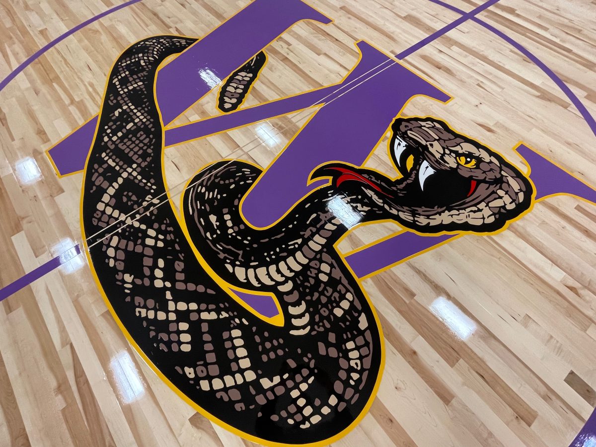 Wishram High School new basketball court replacement using 2nd and better maple flooring by COURTSPORTS.
