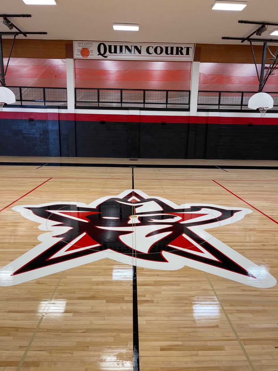 Enterprise High School, Enterprise, Oregon - full sanding and refinishing of their gym floor.